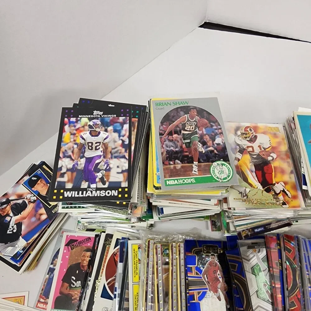 Sports CARD LOT Baseball Football  Basketball Storage Unit Find